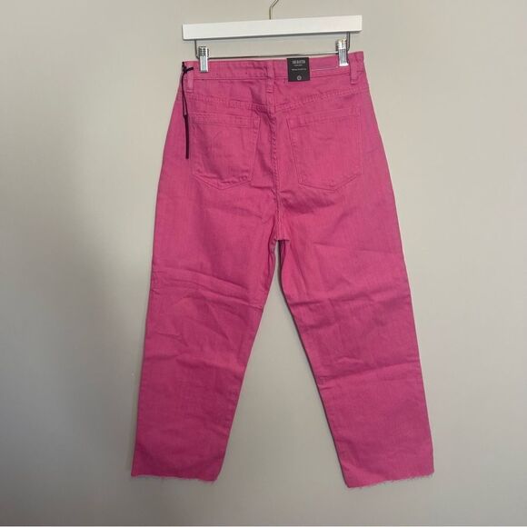 Blank NYC The Baxter Straight leg Pink denim New Size 29 - Picture 8 of 9